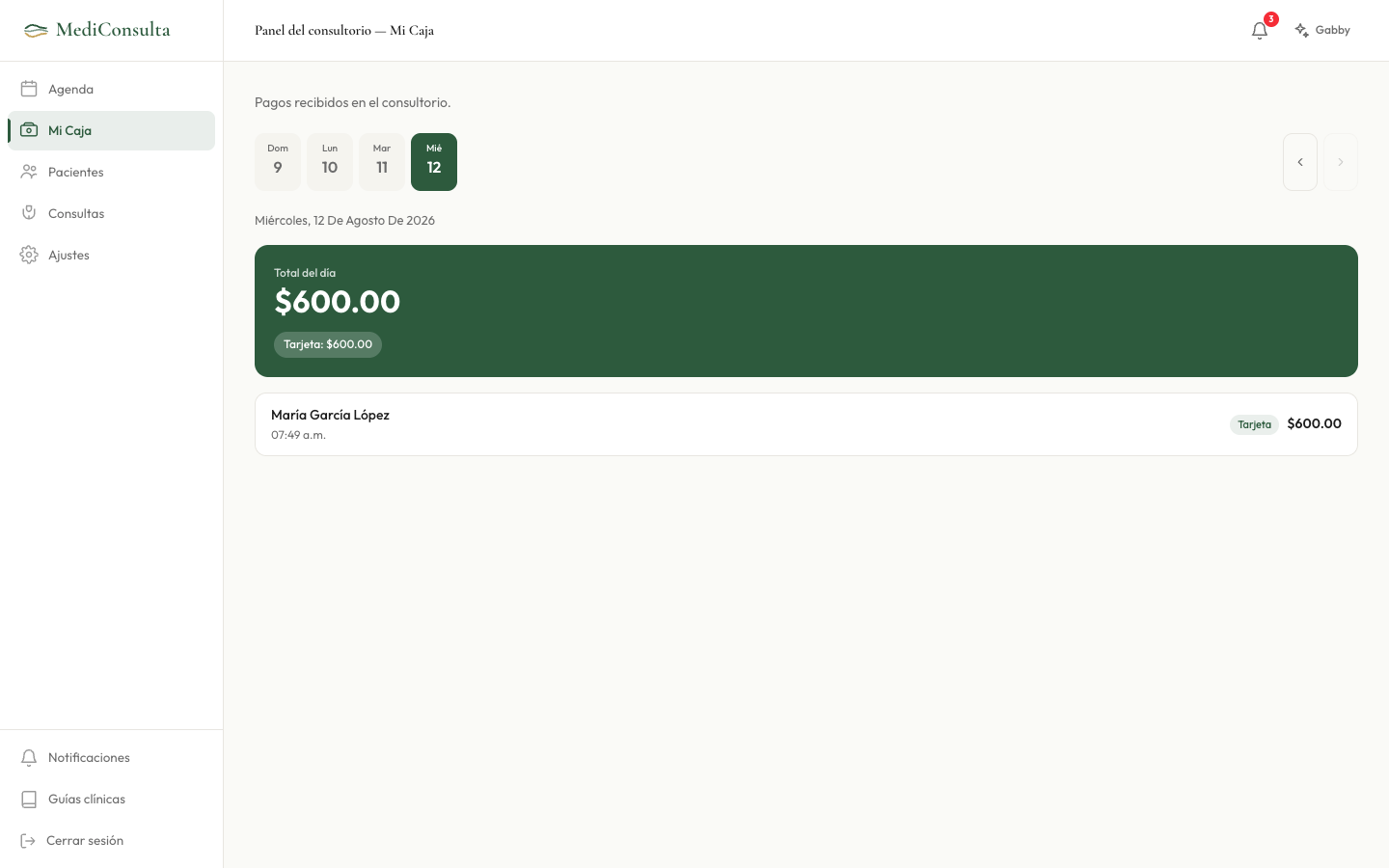 Captura de pantalla web — Salud Financiera (Caja)